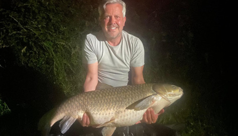 A 42 lb fish from Ragon, PB Grass Carp, May 2025