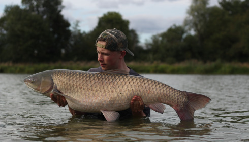 A 40 lb 12 oz fish from Ragon, Biggest grass, Aug 2023