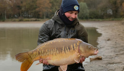 A carp from Ragon, Annual Netting, Jan 2024