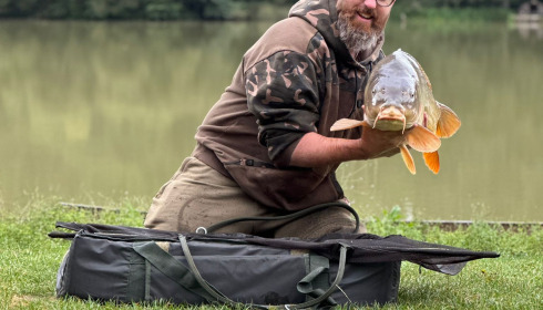A 29 lb 8 oz fish from Renarde, Drew with a lovely Common on pop up corked tigers, Sep 2023
