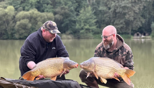A 29 lb 8 oz fish from Renarde, Drew and Kev with takes at the same time well in, Sep 2023