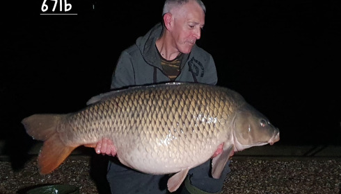 A 67 lb fish from Seigneurie, New Lake Record, Oct 2024