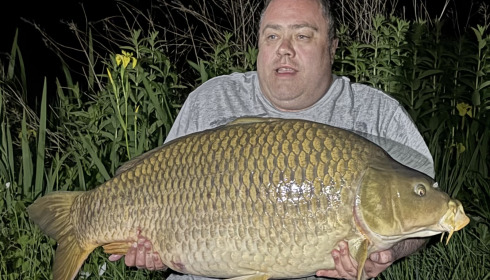 A 48 lb 8 oz carp from Seigneurie, Andrew Mills, May 2025