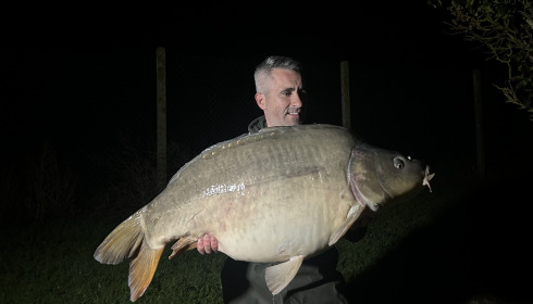 A fish from Seigneurie, 45lb Mirror, Oct 2023