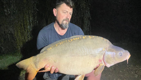 A 34 lb fish from Seigneurie, Sep 2024