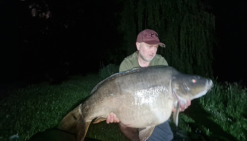 A 52 lb carp from Seigneurie, Mark Richardson, May 2024