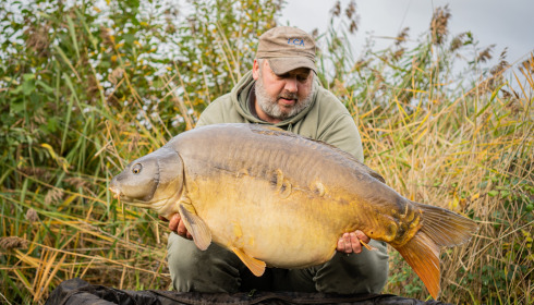 A 57 lb carp from Seigneurie, Nov 2024