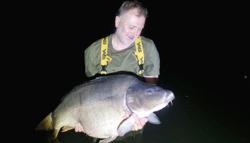 A 52 lb carp from Seigneurie, Mark Richardson, May 2024