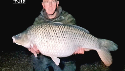 A 43 lb carp from Seigneurie, Oct 2024