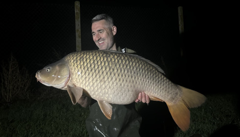 A fish from Seigneurie, 37lb Common, Oct 2023