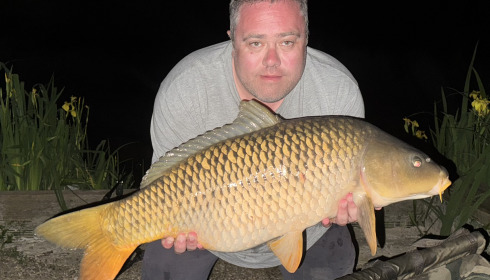 A 21 lb 8 oz carp from Seigneurie, Andrew Mills, May 2025