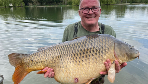 A 66 lb 7 oz carp from Seigneurie, Michael Cook, Apr 2025