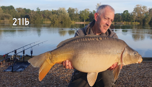 A 21 lb carp from Seigneurie, Oct 2024