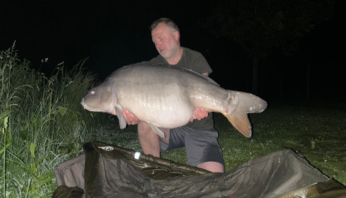 A 48 lb carp from Seigneurie, Mark Richardson, May 2024