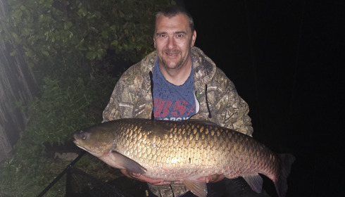 A 51 lb fish from Sky Lake, Grass carp caught by Darren, Jul 2025