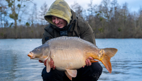 A carp from Sky Lake, Ashley Day, Feb 2024