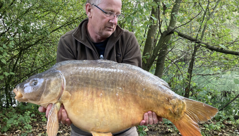A 39 lb fish from Sky Lake, Mel peg 12, Oct 2024