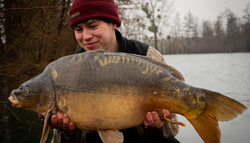 A carp from Sky Lake, Aaron Macinnes, Feb 2024