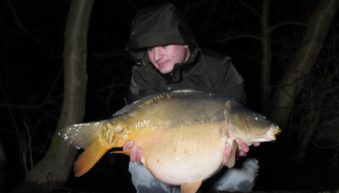 A carp from Sky Lake, Ashley Day, Feb 2024