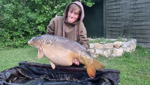 A carp from Sky Lake, May 2025