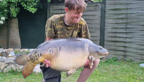 A carp from Sky Lake, May 2025