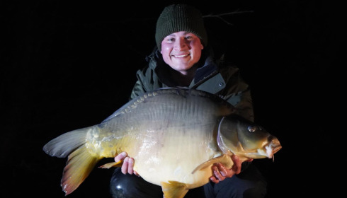 A carp from Sky Lake, Ashley Day, Feb 2024