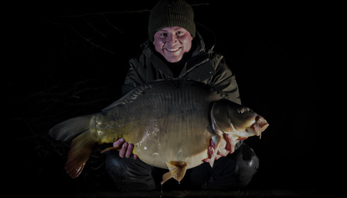 A carp from Sky Lake, Ashley Day, Feb 2024