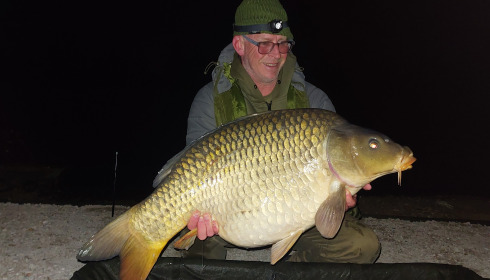 A 43 lb carp from Sky Lake, Jason, Apr 2024