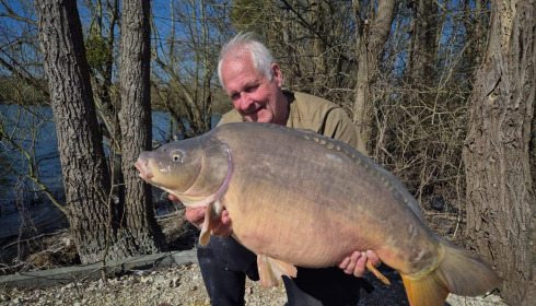 A carp from Sky Lake, Mar 2025