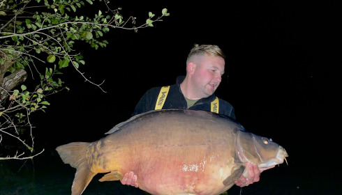 A 57 lb 2 oz fish from Sky Lake, Mirror (peg 12), Oct 2024