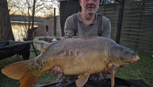 A carp from Sky Lake, Mar 2025