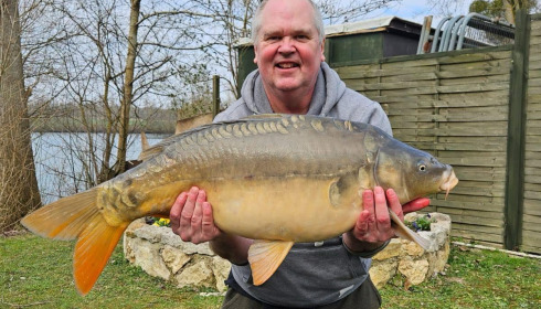 A carp from Sky Lake, Mar 2025