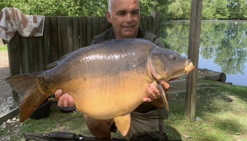 A carp from Sky Lake, Apr 2025