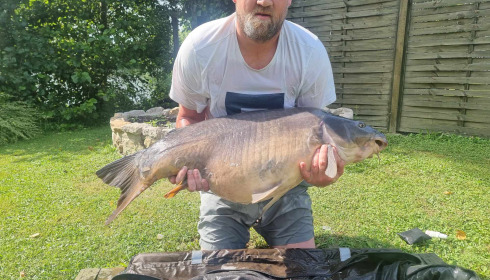 A 49 lb 4 oz carp from Sky Lake, James Hynes, Aug 2024