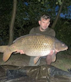 A 34 lb fish from Sky Lake, Big common, Jul 2023