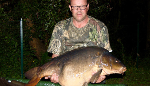 A 45 lb 8 oz carp from Sky Lake, Simon Playle, Aug 2024