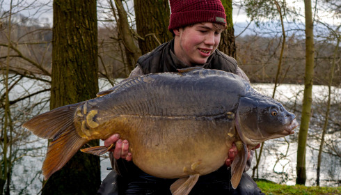 A carp from Sky Lake, Aaron Macinnes, Feb 2024