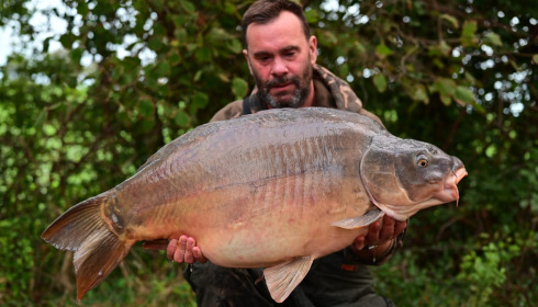 A 55 lb 12 oz carp from Villefond, Ian Merriot, Oct 2023