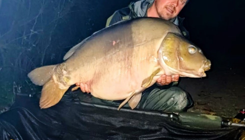 A 50 lb 2 oz fish from Villefond, Oct 2023