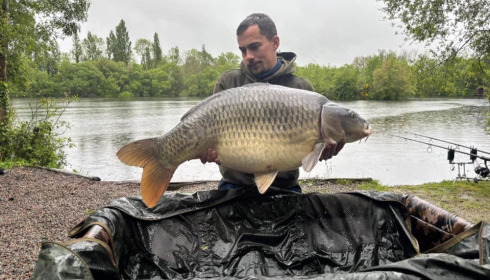 A 48 lb carp from Villefond, May 2024