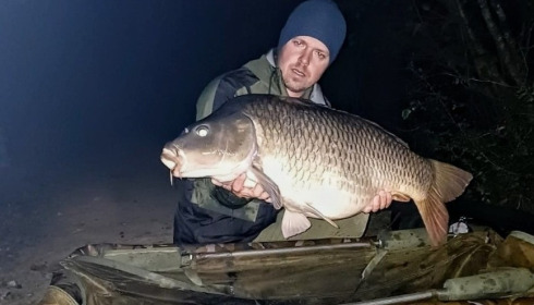 A 38 lb fish from Villefond, Oct 2023