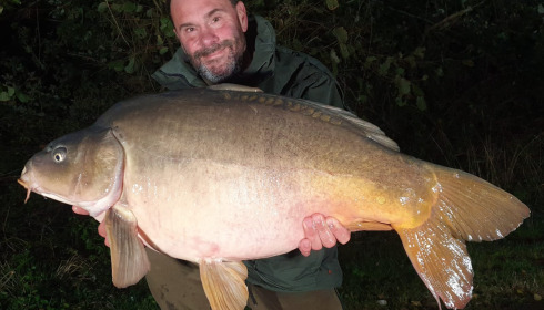 A 38 lb 12 oz carp from Villefond, Ian, Oct 2023
