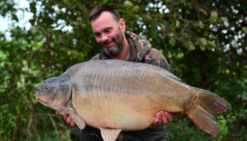 A 55 lb 12 oz carp from Villefond, Ian, Oct 2023