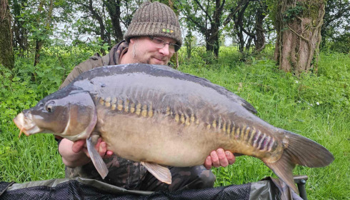 A carp from Villefond, May 2024