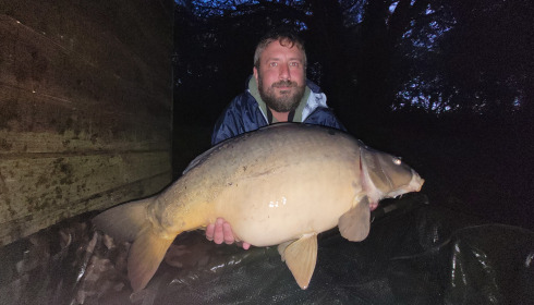 A 24 lb carp from Villefond, Will Satterly, May 2024