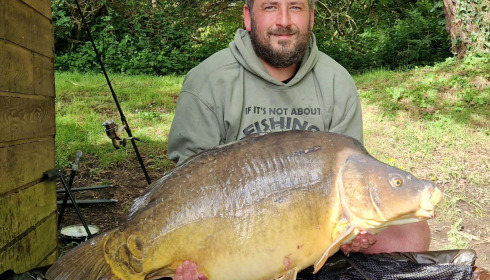 A 50 lb carp from Villefond, Will Satterly, May 2024