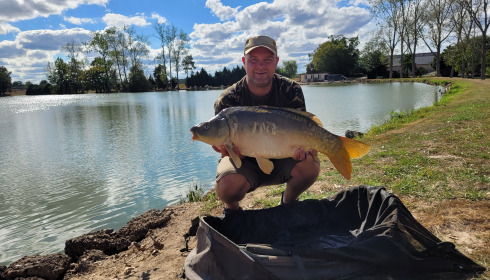 A 24 lb 15 oz carp from Vincons, Shaun Grice, Sep 2023