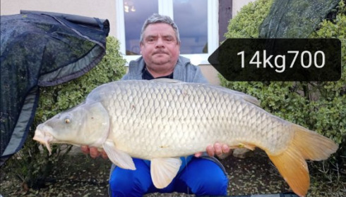 A 32 lb 6 oz carp from Vincons, Apr 2025