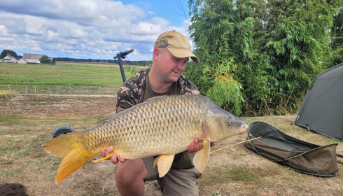A 27 lb 8 oz carp from Vincons, Shaun Grice, Sep 2023