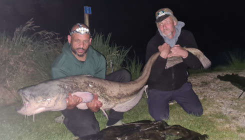 A 82 lb catfish from Autels, Delroy Ireson, May 2022